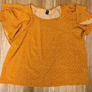Mustard blouse